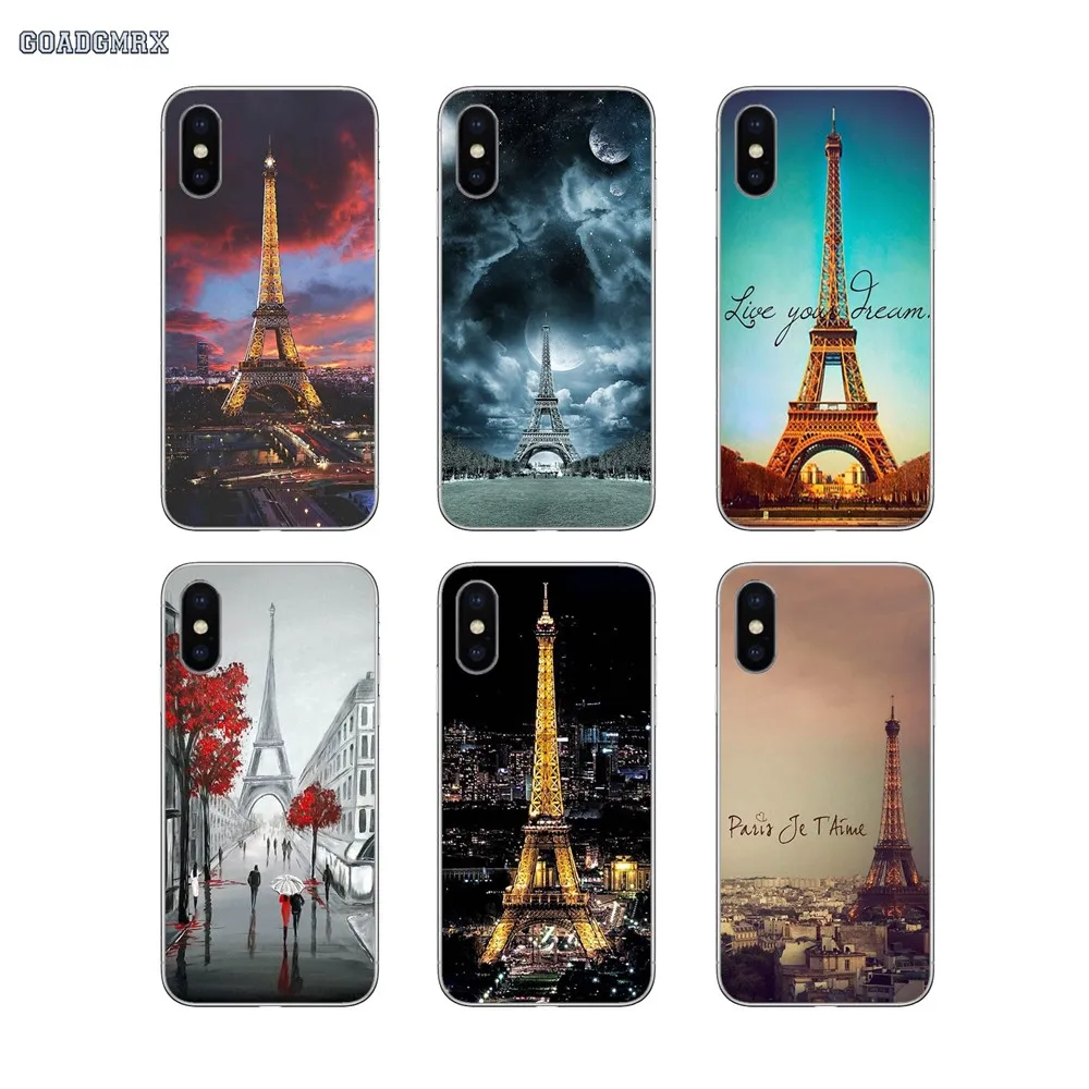 Soft Transparent Shell Covers Paris France Eiffel Tower For iPhone 11 X XR XS Pro MAX 4 4S 5 5S SE 5C 6 6S 7 8 Plus | Мобильные