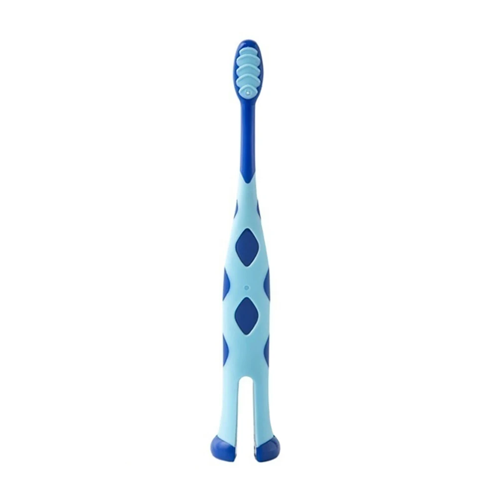 Children Toothbrush Cute Giraffe Children Training Toothbrushes Soft Stand Brush Dental Oral Care For 3-12 years Kids Baby