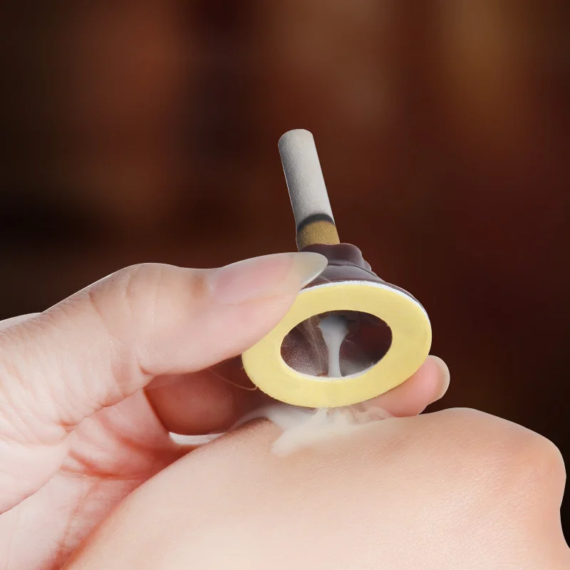 60Pcs Packing Moxa Stick Moxibustion Stickers Chinese Medicine Moxas Acupuncture Therapy Massager For Body Warm Uterus Stomach