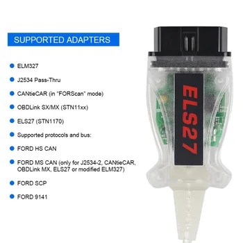 

Multi-Language V2.3.8 ELS27 Scan PCB PIC24HJ128GP+FTDI Mircochip Works ELM327&J2534 Pss-Thru For Ford/Mazda