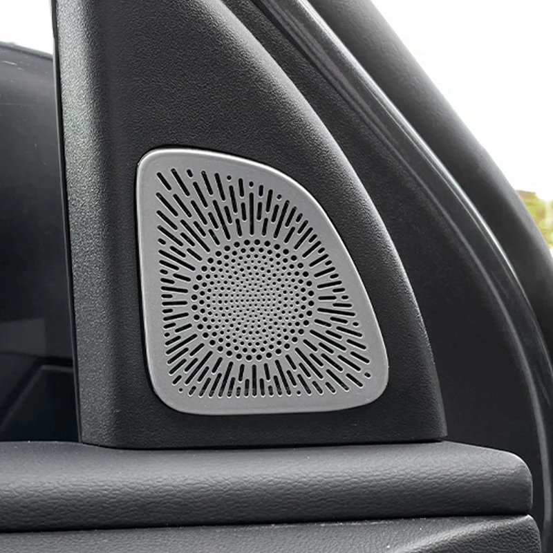 Car Door Audio Cover Interior Door Audio Speaker Trim Bezel Cover Garnish For Hyundai Tucson NX4 Door Loudspeaker Cover Accessories