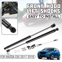 Soporte de elevación para capó de coche, barra hidráulica para motor de coche, puntal de amortiguación para Mazda CX-5 CX5 KF 2017 2018, 2 uds.