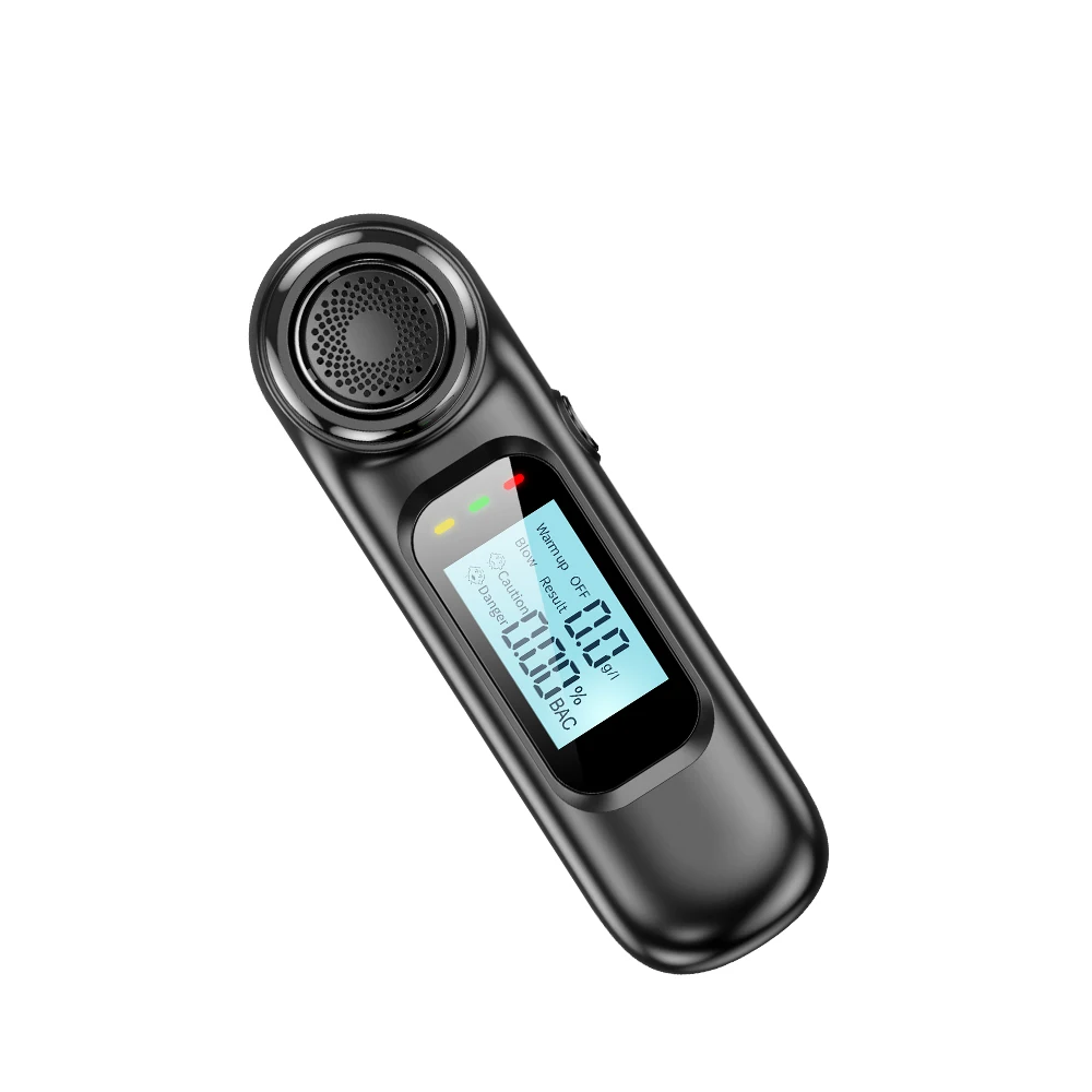 New Automatic Alcohol Tester LED Display Breath Tester USB Rechargeable Breath Alcohol Test Tool