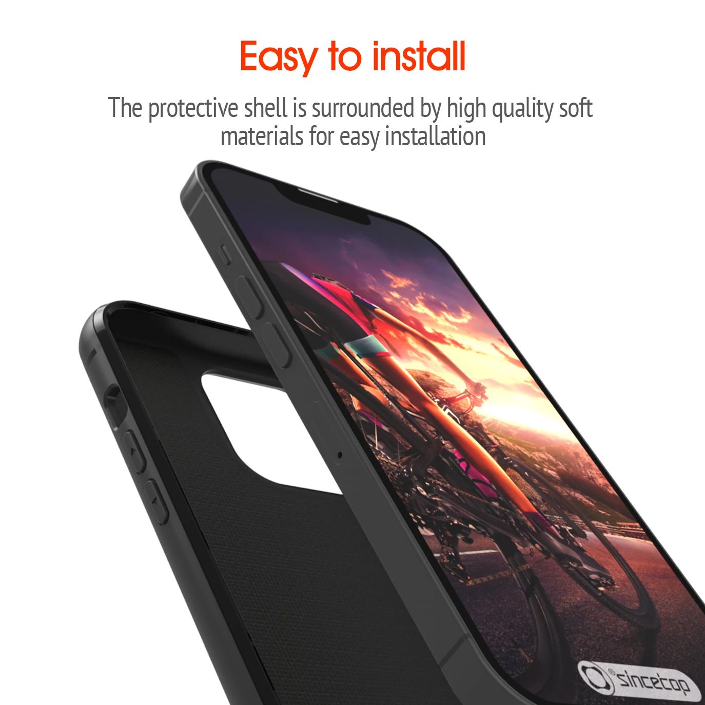 iphone 12 pro max clear case Shockproof Case for iphone 13 Mini/13/13 Pro/13Pro Max Quick Mount Case with Adapter Suitable for all sincetop Mount iphone 12 pro max leather case