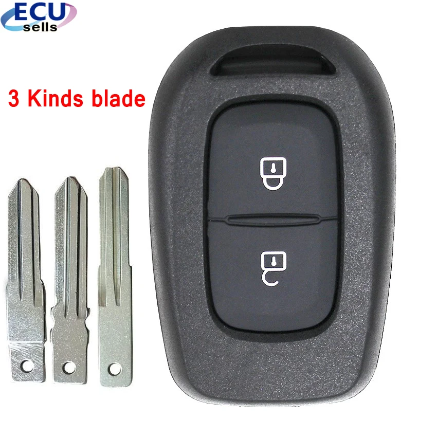 

New Replacement Remote Key Shell Case for Renault Duster Dokker Trafic Master 2 Button Remote Key Blank Fob Cover
