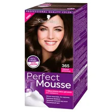 Краска-мусс для волос без аммиака Perfect mousse, 365 Темный шоколад