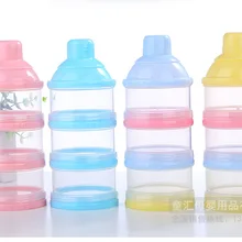 Детский контейнер для сухого молока, контейнер для хранения молока, не разливающийся диспенсер, Штабелируемый, для хранения еды для детей, для закусок, для хранения детского питания