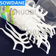 10 комплектов(500 шт) зубная нить Flosser выбирает зубочистки чистка зубов Гигиена полости рта