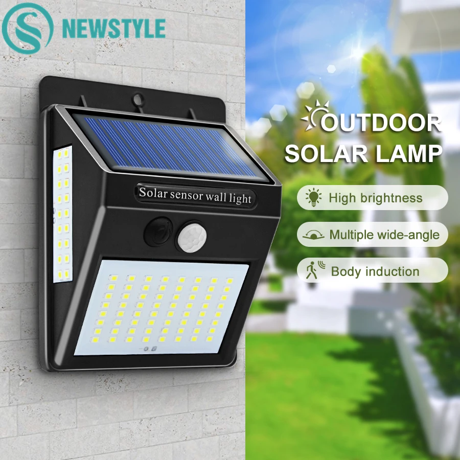1-4x Outdoor 100LED Solar Motion Sensor Wall Light Waterproof Yard Security Lamp 1-4x Outdoor 100LED Solar Motion Sensor Wall Light Waterproof Yard Security Lamp