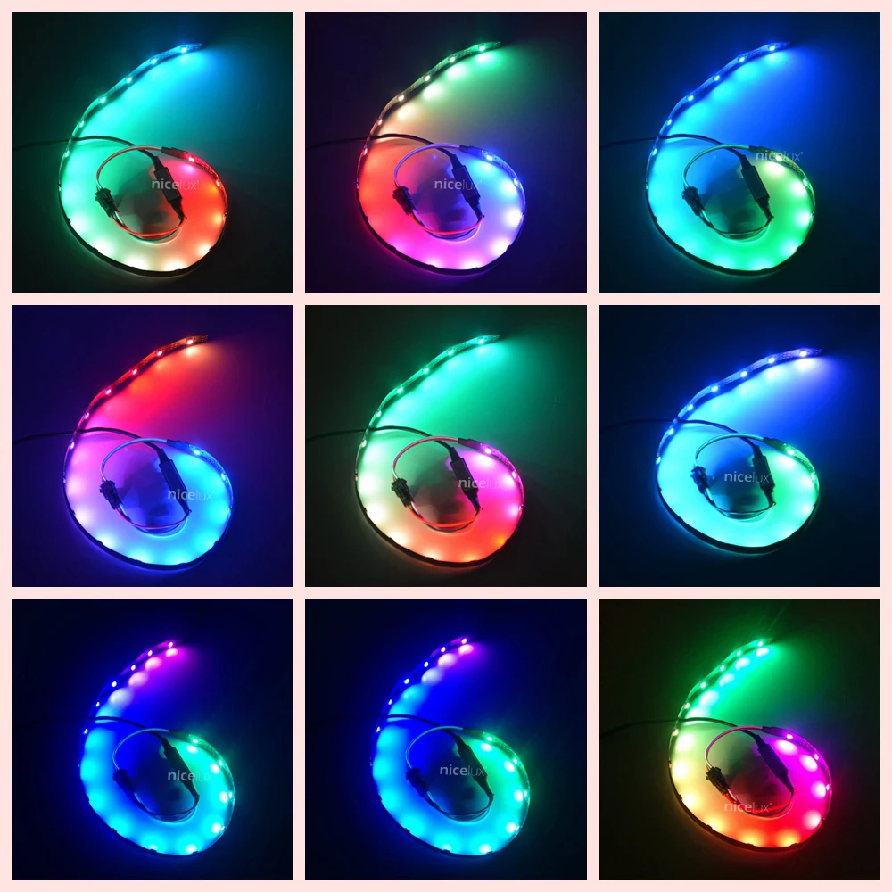 5 В USB WS2812B цифровой светодиодный Пиксельная лента контроллер RGB SK6812 WS2812 WS2811 мини 3