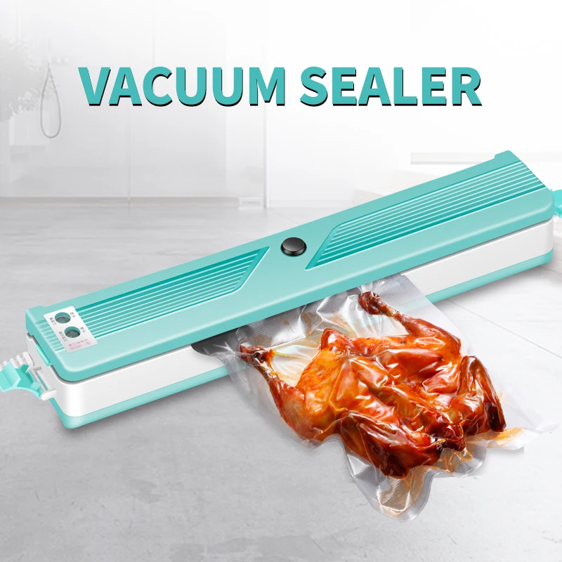2020 new vacuum sealer, For domestic kitchens,  Add 10 vacuum bags,  Household food vacuum packaging machine