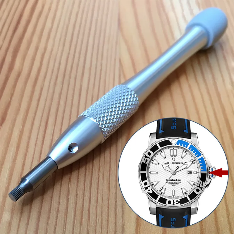 Carl F.Bucherer Patravi 시계 공구 용 시계 크라운 튜브 스크루 드라이버