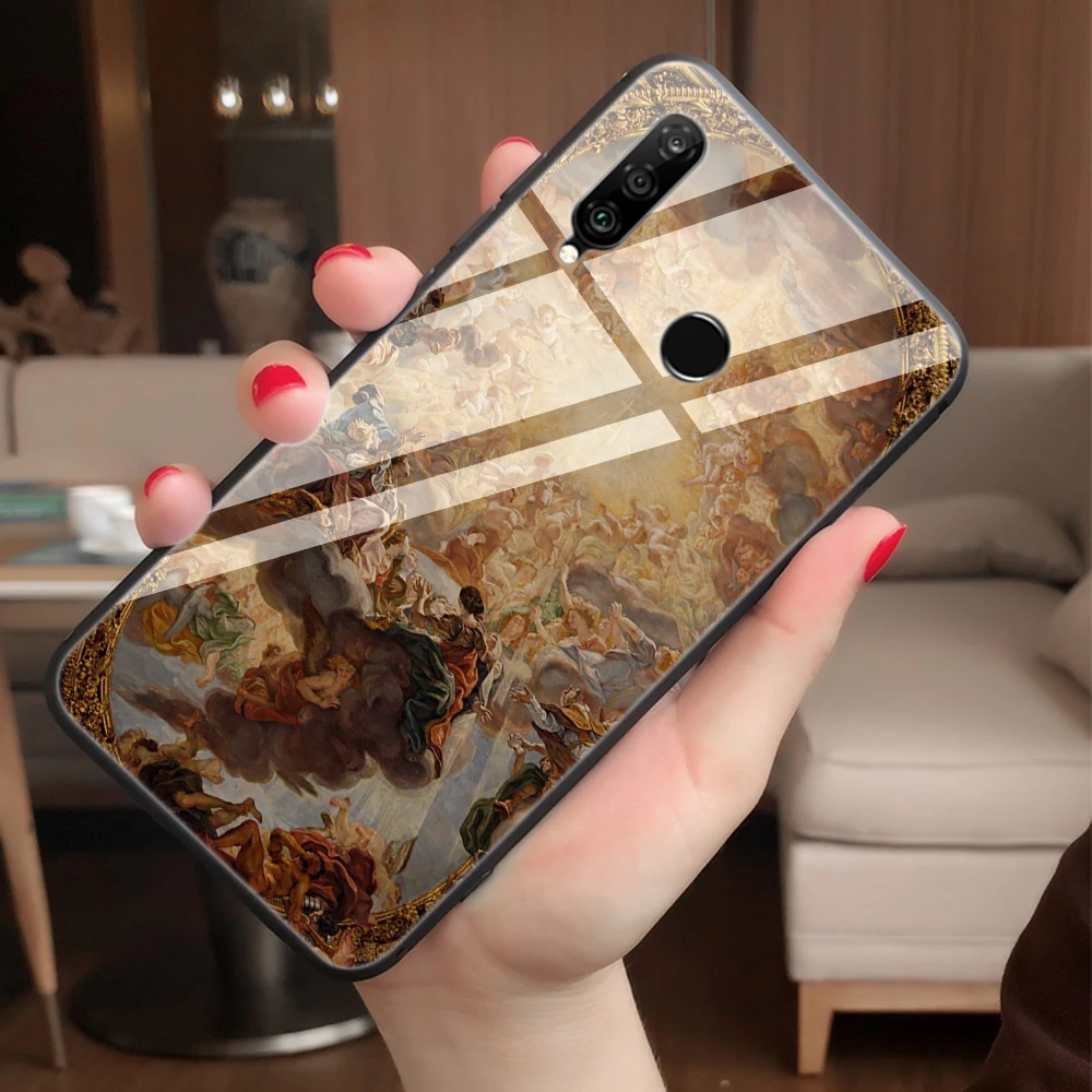 Lavaza дворец Версаль из закаленного стекла мягкий чехол для Huawei Honor 8x9 P Smart mate 20 P10 P20 P30 Lite Pro Чехол