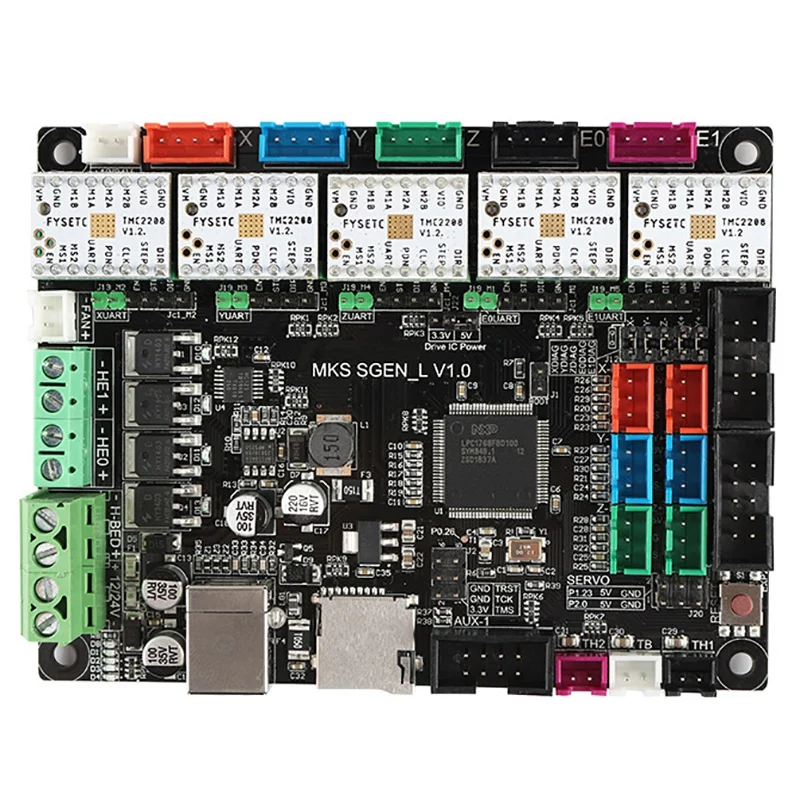Аксессуары для 3D-принтеров MKS SGen-L материнская плата+ TMC2208 x 5 Silent Driver Kit Marlin