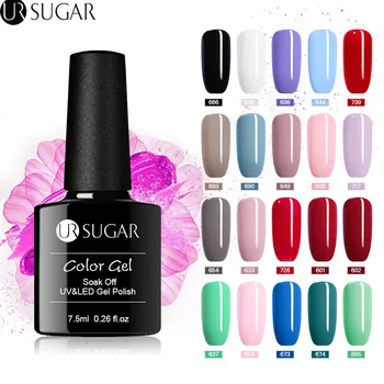 

UR SUGAR 7.5ml Nail Gel Polish UV LED Gel Varnish for Finger Design Soak Off Gel varnish Long-Lasting Gel Paint Nail