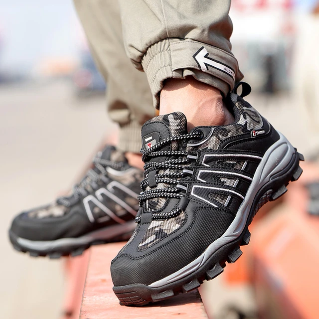 Safety shoes, fashion shoes and hiking shoes