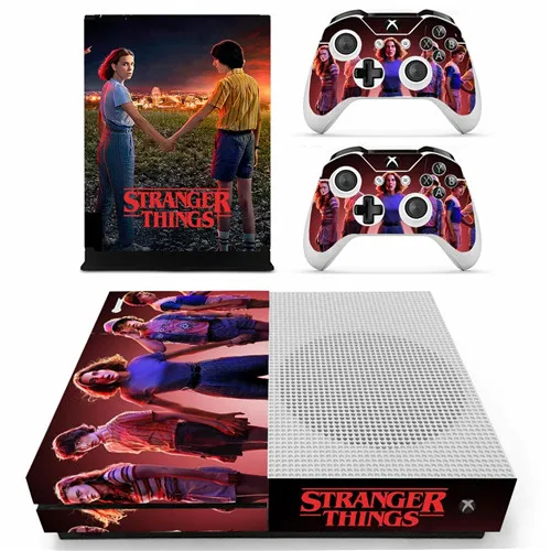 Странные Вещи Кожа Наклейка для Xbox One S консоль и контроллеры для Xbox One тонкая кожа стикер s винил - Цвет: YS-xboxoneS-2320