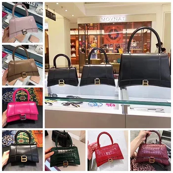 

Bag Women's 2020 New Style B- Shaped Portable Fashion Leather Women's Bag Shoulder Beach Messenger Bag Hourglass Bag