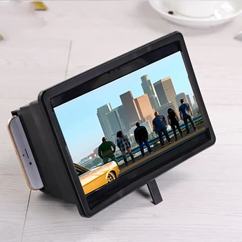 

Folding Mobile Phone Screen Magnifier HD Amplifier Stand Bracket Portable