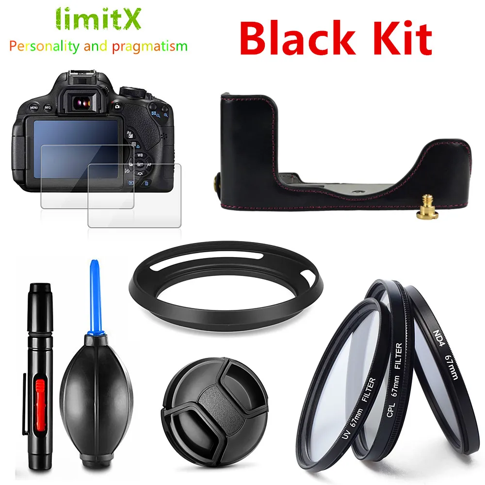 ZFC Camera case bag 2x Screen Protector 46mm UV CPL ND4 Filter Lens hood Cap pen Kit for Nikon Z fc Camera with 16-50mm lens travel case for camera Bags & Cases