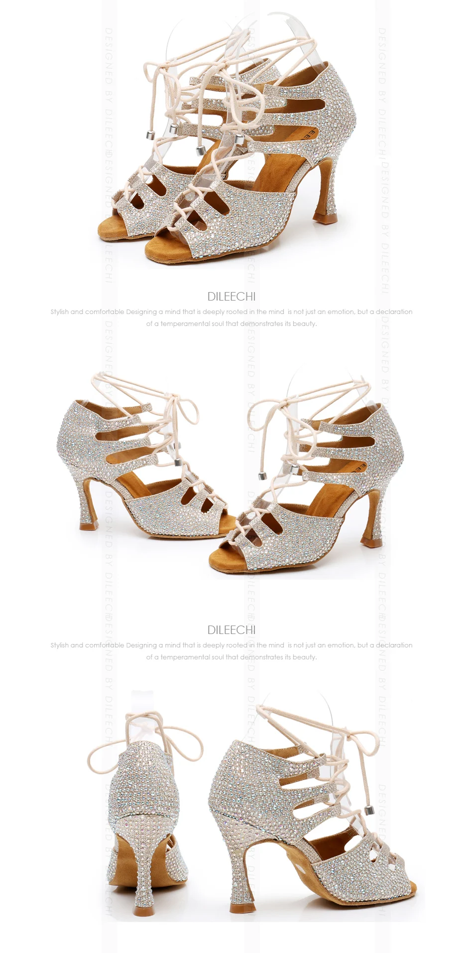 鞋子图片展示-金色-2