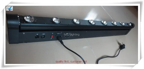 E-10pcs/лот cree led подметальная балка 8x10 Вт rgbw 4 в 1 led Шарпи луч движущаяся головка освещение для сцены