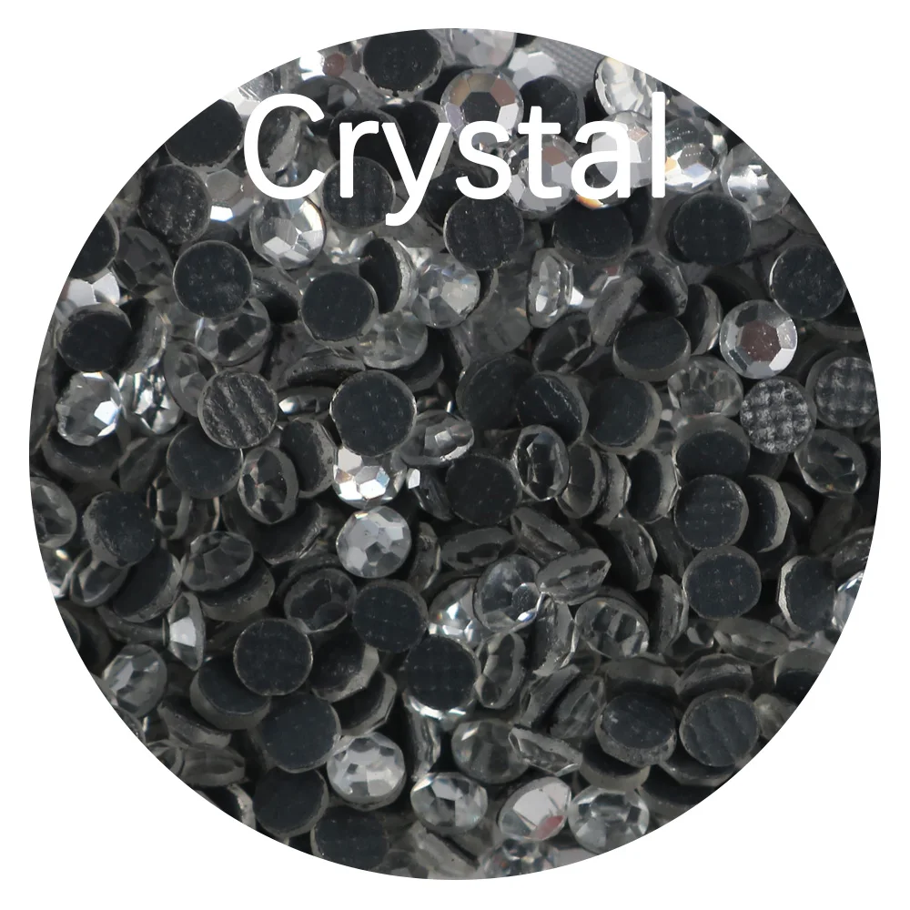 sewing material for sale DMC Hotfix Rhinestones SS6 SS10 SS16 SS20 SS30  Crystal  Glass  Better Stone With Glue On Flatback M-foild heat Press Stones Garment Eyelets