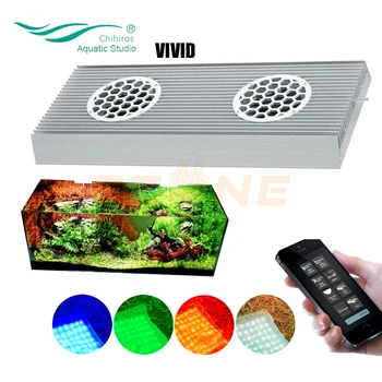 

Chihiros VIVID LED Lighting APP Dimmable RGB Aquarium Plant LED Light DHL Free Shipping As ADA Style