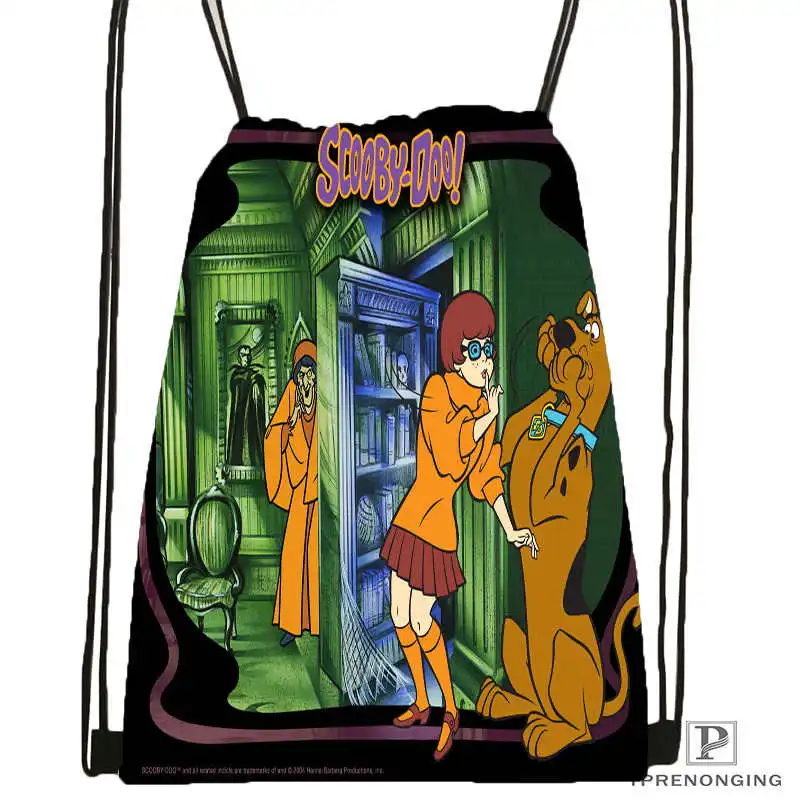 Drawstring Backpack Пользовательские семь гномов походная сумка на шнурке милый рюкзак для детей(черная спинка) 31x40 см#180531-02-62 - Цвет: Drawstring Backpack
