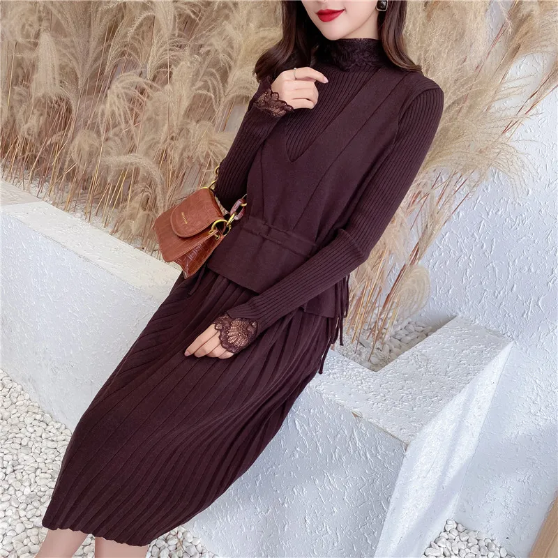 Ограничено по времени, пуловер, кардиган, Feminino Blusas De Inverno Feminina, фильм 9495, 2 шерстяных волоса, кружевное платье для леди 85