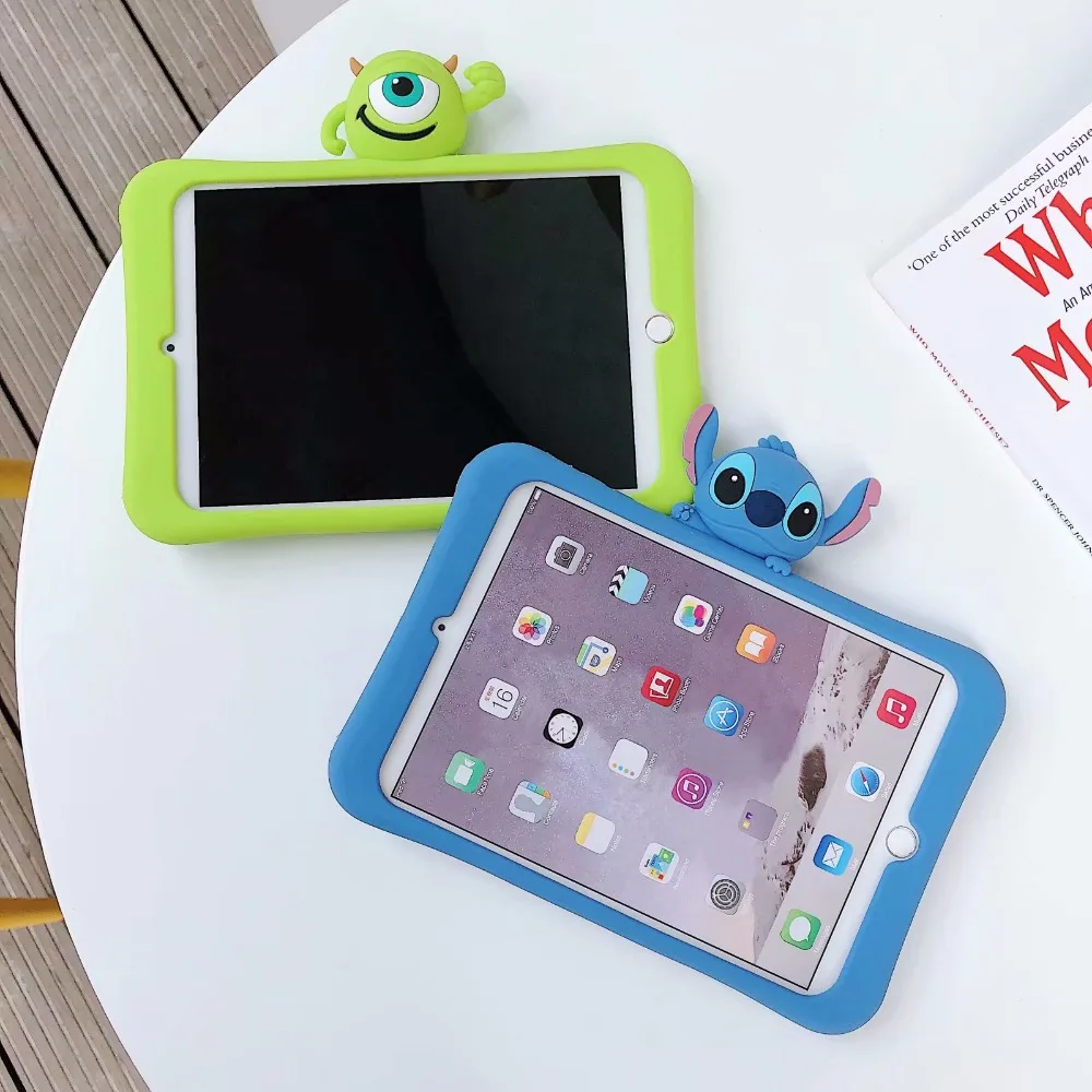 Мультяшный детский силиконовый чехол для IPad 7-го поколения для IPad 10,2, мягкая задняя крышка для нового IPad 10,2, чехол для планшета+ ручка