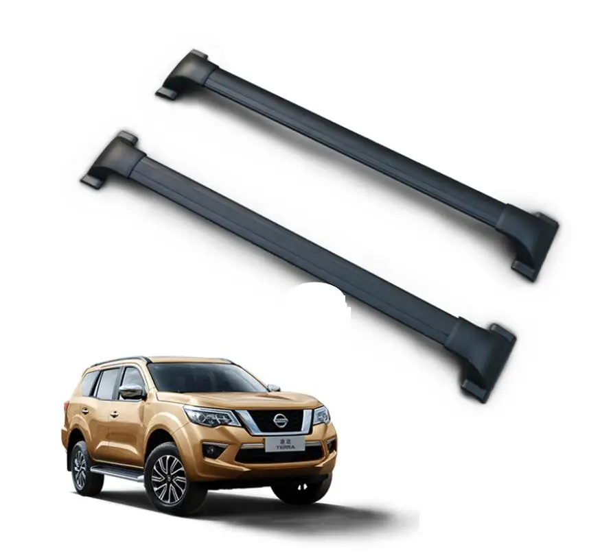 For Nissan Terra Xterra 2018 Roof Rack Rails Bar Luggage Carrier Bars top Cross Racks Rail Boxes Aluminum alloy | Автомобили и