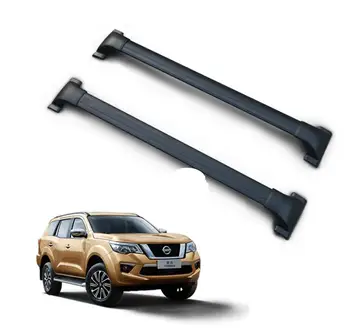 

For Nissan Terra Xterra 2018 Roof Rack Rails Bar Luggage Carrier Bars top Cross Racks Rail Boxes Aluminum alloy