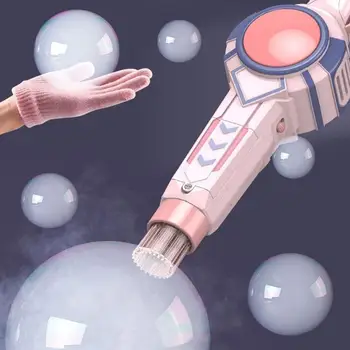 

New Magic Wand Smoke Fog Spray Bubble Machine Gun Sword Automatic Soap Water Blower Outdoor Toys For Kids Girls Boys Gifts Party