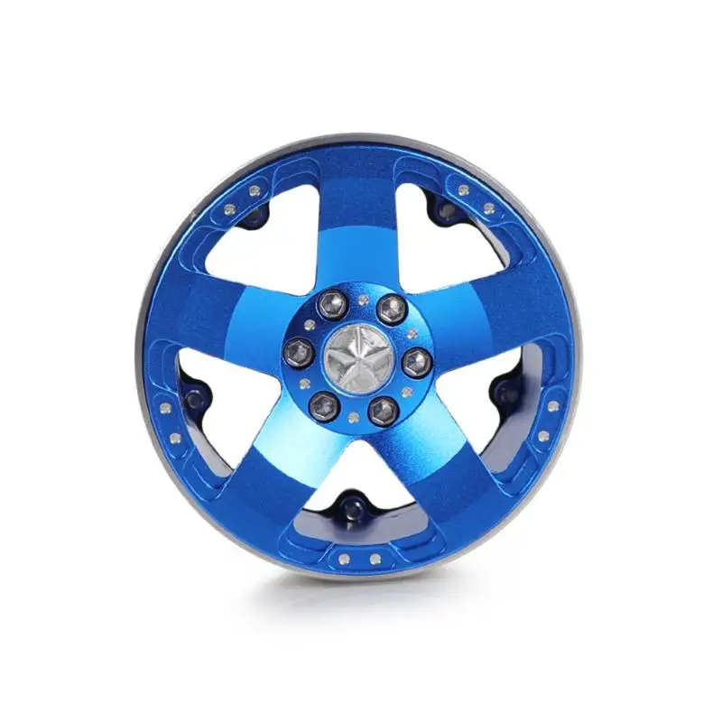 

4pcs Durable Metal Aluminum Alloy Crawling Car Model 2.2 inch Wheel Hubs for 1:10 RC Crawler SCX10 WRAITH Upgrade Supplies