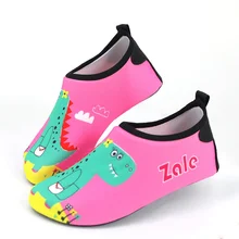 Детский пляжный водный спортивный кроссовки для плавания, Аква босиком, обувь для маленьких девочек для серфинга, рыбалки, дайвинга, уличных тапочек