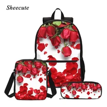 Школьный рюкзак для девочек-подростков; Комплект детских школьных сумок; школьные сумки; модные детские рюкзаки с цветочным принтом; вместительные рюкзаки