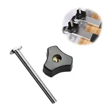 Bouton de main t-pistes t-slot Durable vis glisser bloc pinces outils en métal tenir vers le bas accessoires travail du bois action rapide