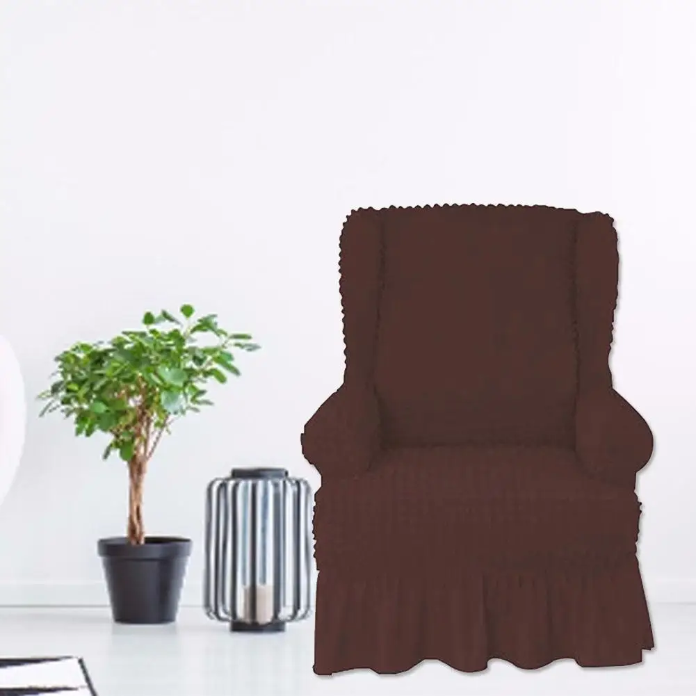 Luxury Jacquard Sofa Cover With Skirt European Sectional Couch Sofa