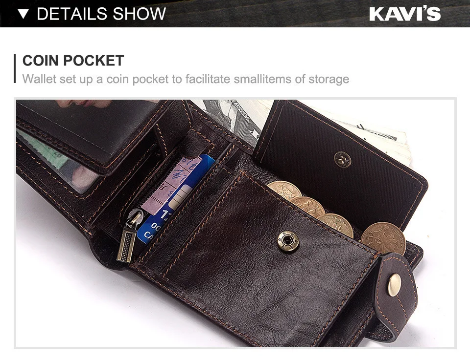 Guard Theft Brush Man mens Wallet leather Position Really Cowhide Leisure Time Short Fund Three Fracture Small Change Package