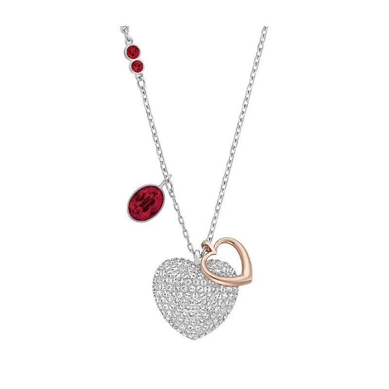 High Quality 1:1Swa Original Ladies Fashion Popular New Stars Moon Key Love Devil Eyes Double Necklace