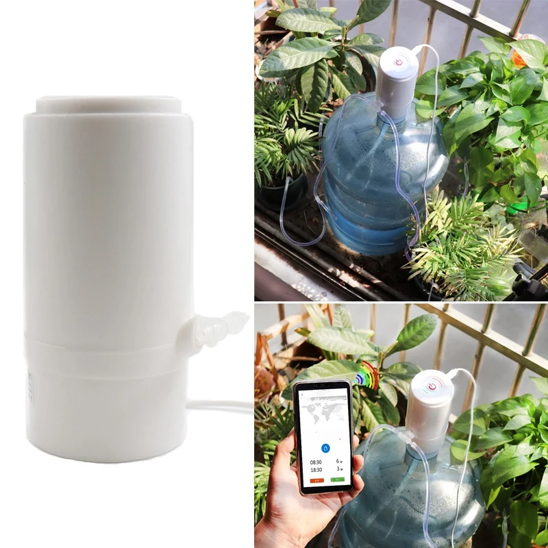 

Wi-Fi Garden Irrigation Timer, Wireless Remote Control Self Watering System Irrigation Timer Controller