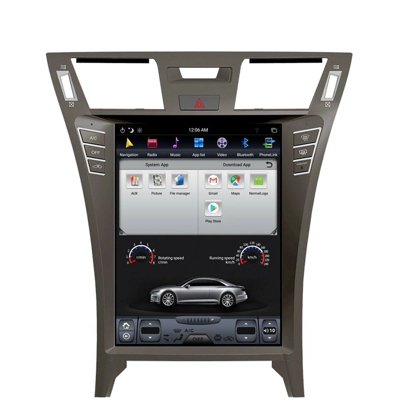 Cheap NAVITOPIA 12.1inch Vertical Screen Tesla Android 7.1 Car GPS Navigation for Lexus LS460 Car DVD Multimedia Player 4