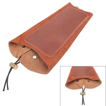 

1PC Brown Archery Leather Laces Wristband Unisex Protective Hunting Bow Tool Arm Guard Brown Bow and Arrow Accessories