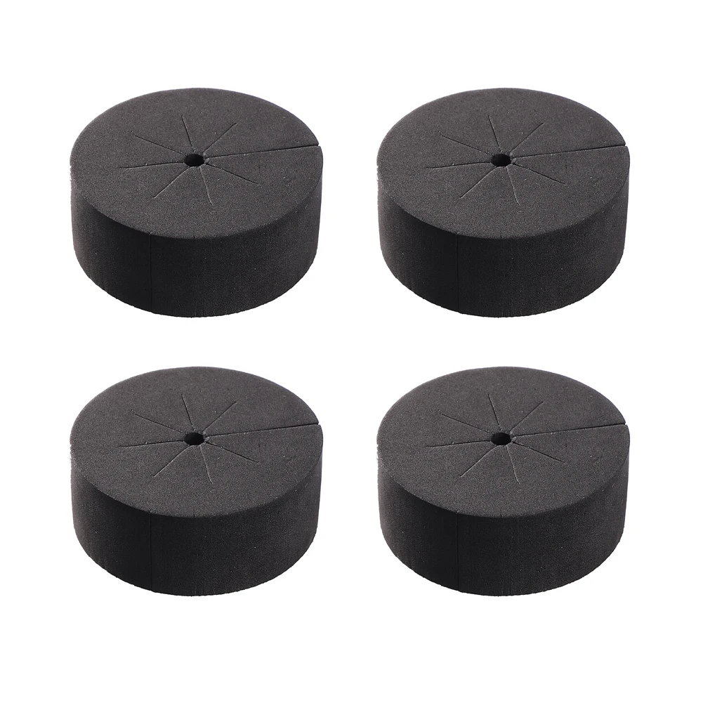 4.8cm black hydroponic planting cotton Neoprene Collars for Hydroponics System Garden root planting supplies 10pcs