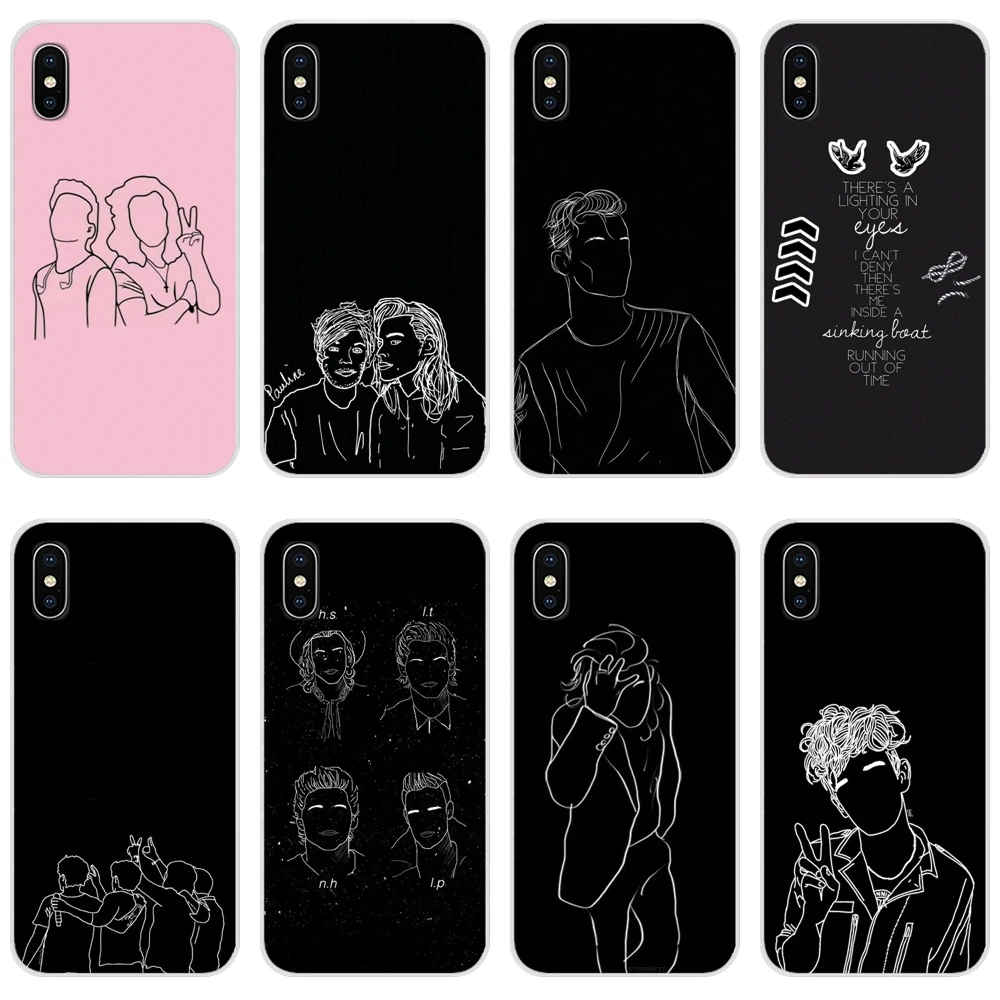 Accessories Phone Shell Covers 1D One Direction tattoos For Huawei Y5 Y6 Y7 Y9 Prime Pro GR3 GR5 2017 2018 2019 Y3II Y5II Y6II | Мобильные