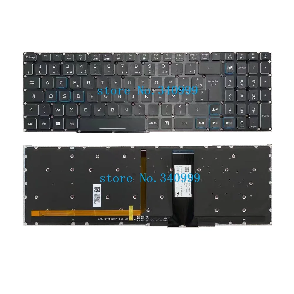 Tastiera Portatile Retroilluminata Per Acer Nitro An515-43 Francese
