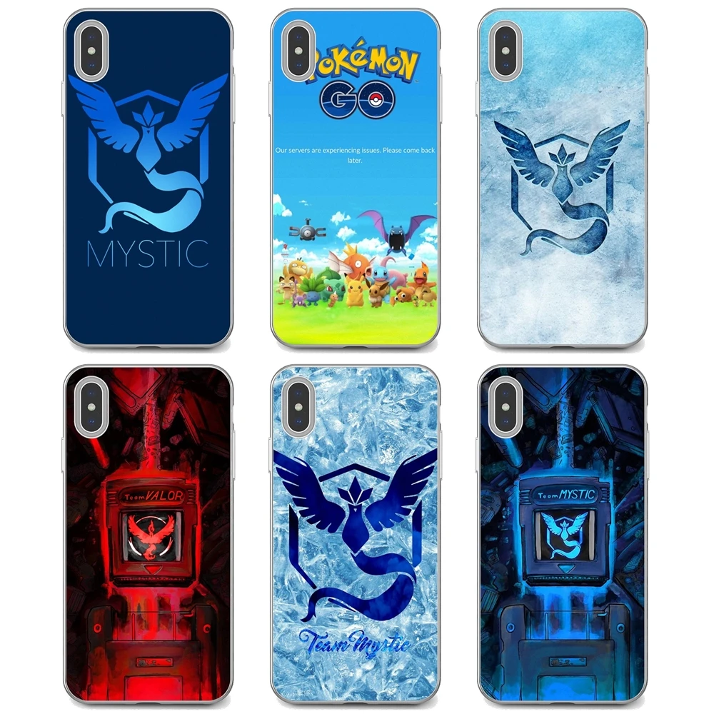 Cover Telefono Pokemon Go Team Mystic Pocket Monsters Per Huawei Mate 30 40 7 8 9 10 Lite Pro P Smart 18 19 Plus G7 G8 Paracolpi Per Telefono Aliexpress