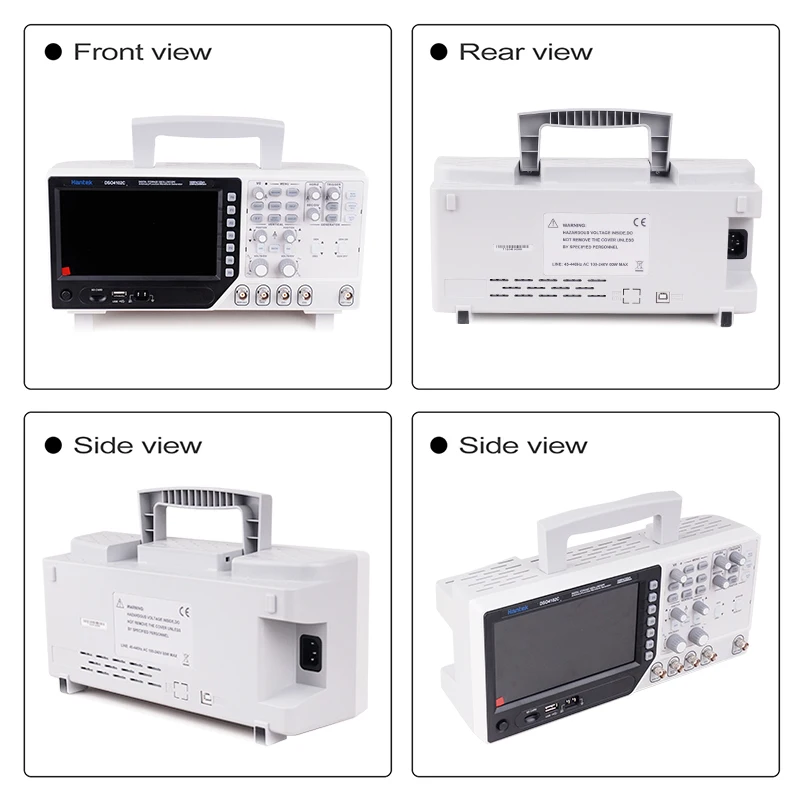 US $259.99 Hantek DSO4102C Digital Multimeter Oscilloscope USB 100MHz 2 Channels LCD Display Osciloscopio Portatil Waveform Generator