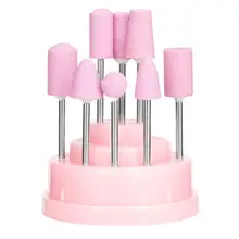 

50% Hot Sale 48 Holes Nail Art Drill Bit Box Holder Sanding Head Display Stand Storage Rack
